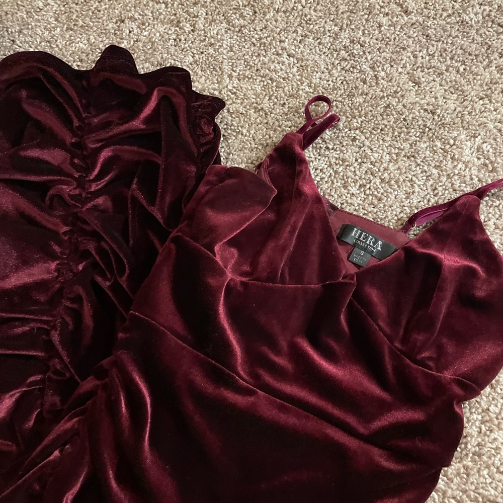Velvet Hot Miami Styles Cinched Midi Dress - Picture 11 of 12